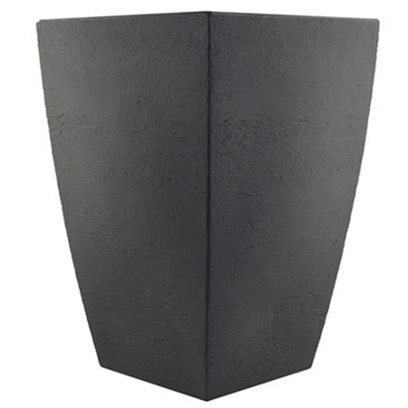 Tusco 23 in. Modern Tall Square Planter; Slate TUSMSQT23SL